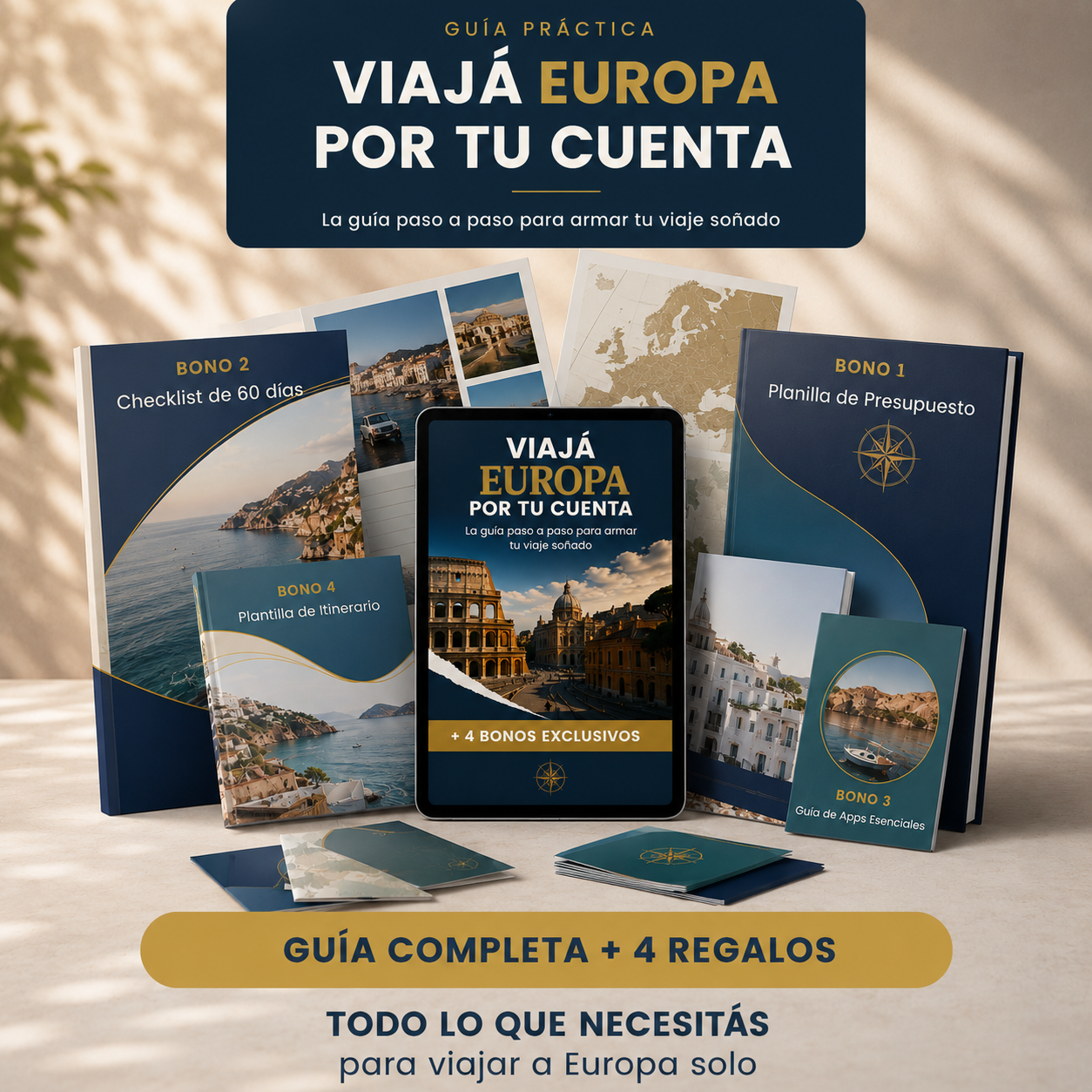 Viaja a Europa barato y sin Agencia + 4 Bonos de regalo