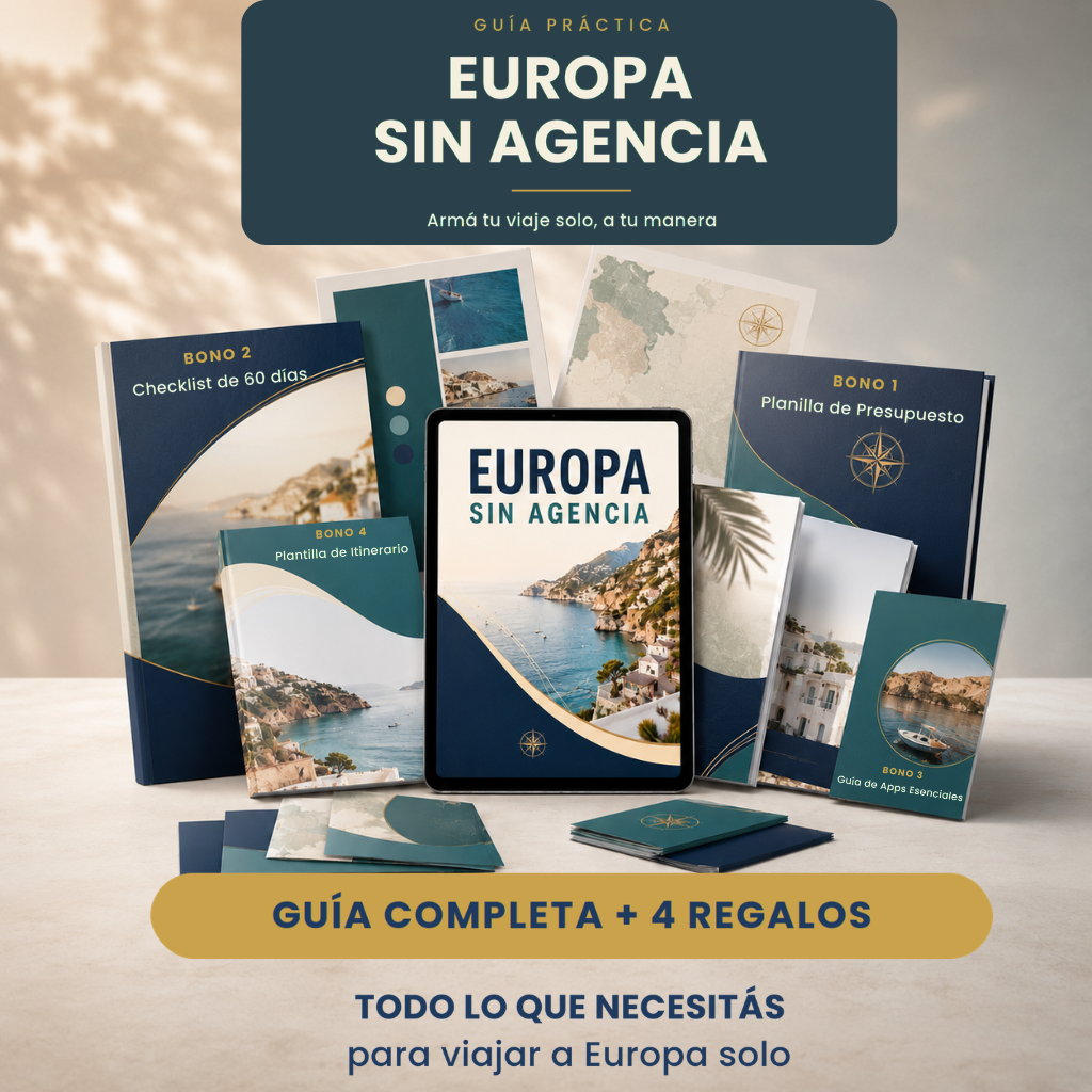 Viaja a Europa barato y sin Agencia + 4 Bonos de regalo